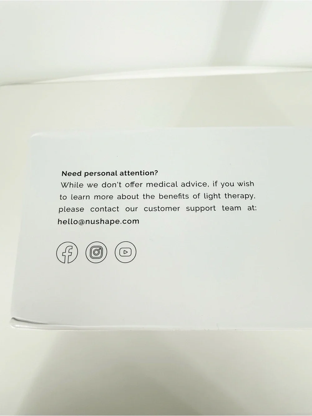 NuShape Wearable Red Light Therapy Lipo Belt